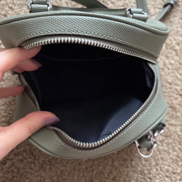 Coach Sydney Satchel Light Sage Green Crossbody w/ Removable Strap - Picture 2 of 3